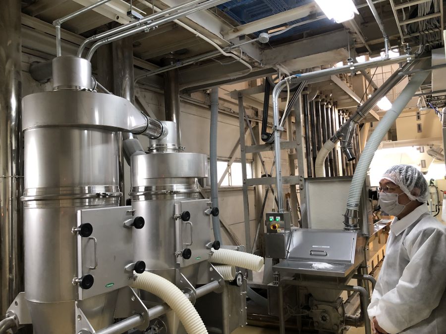 写真:製粉工場